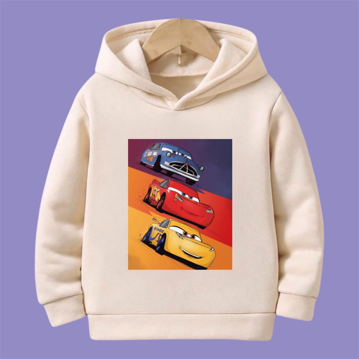 OFF WHITE CARS FLEECE HOODIE