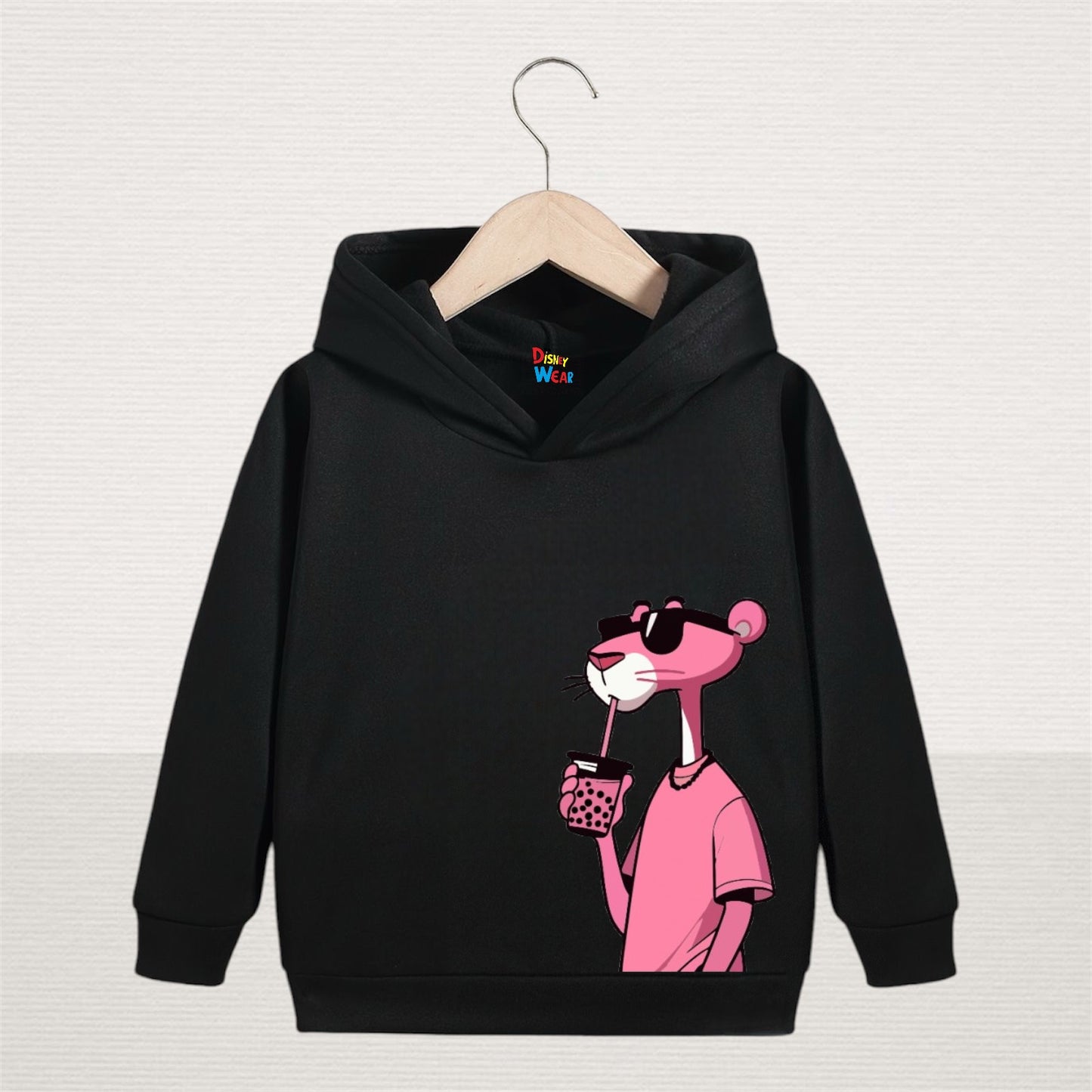 BLACK PINK PANTHER FLEECE HOODIE