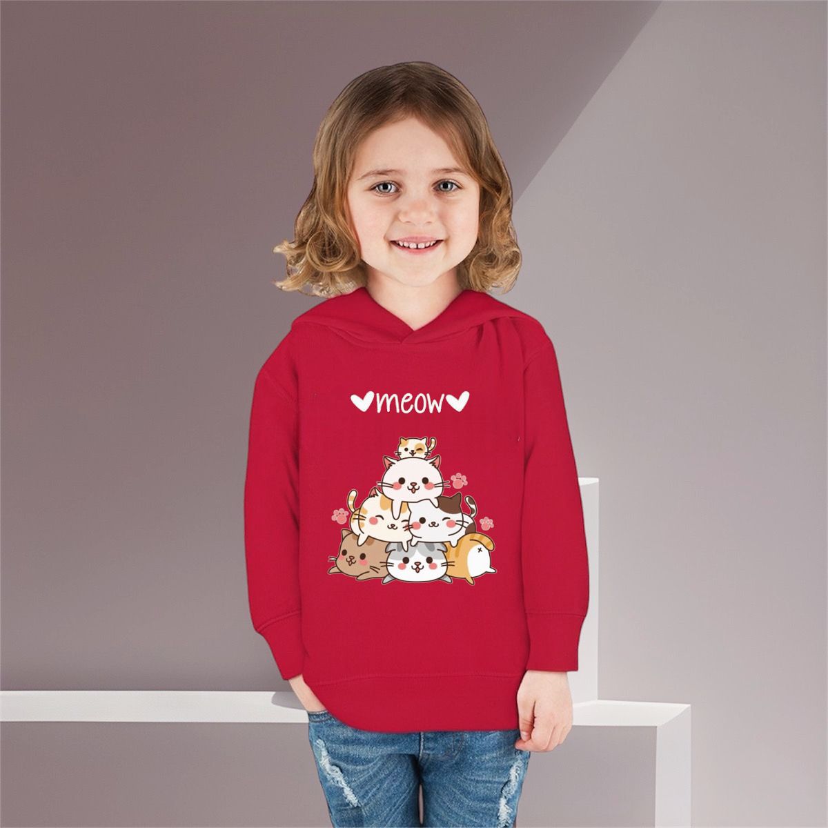 MEOW CATS FLEECE HOODIE