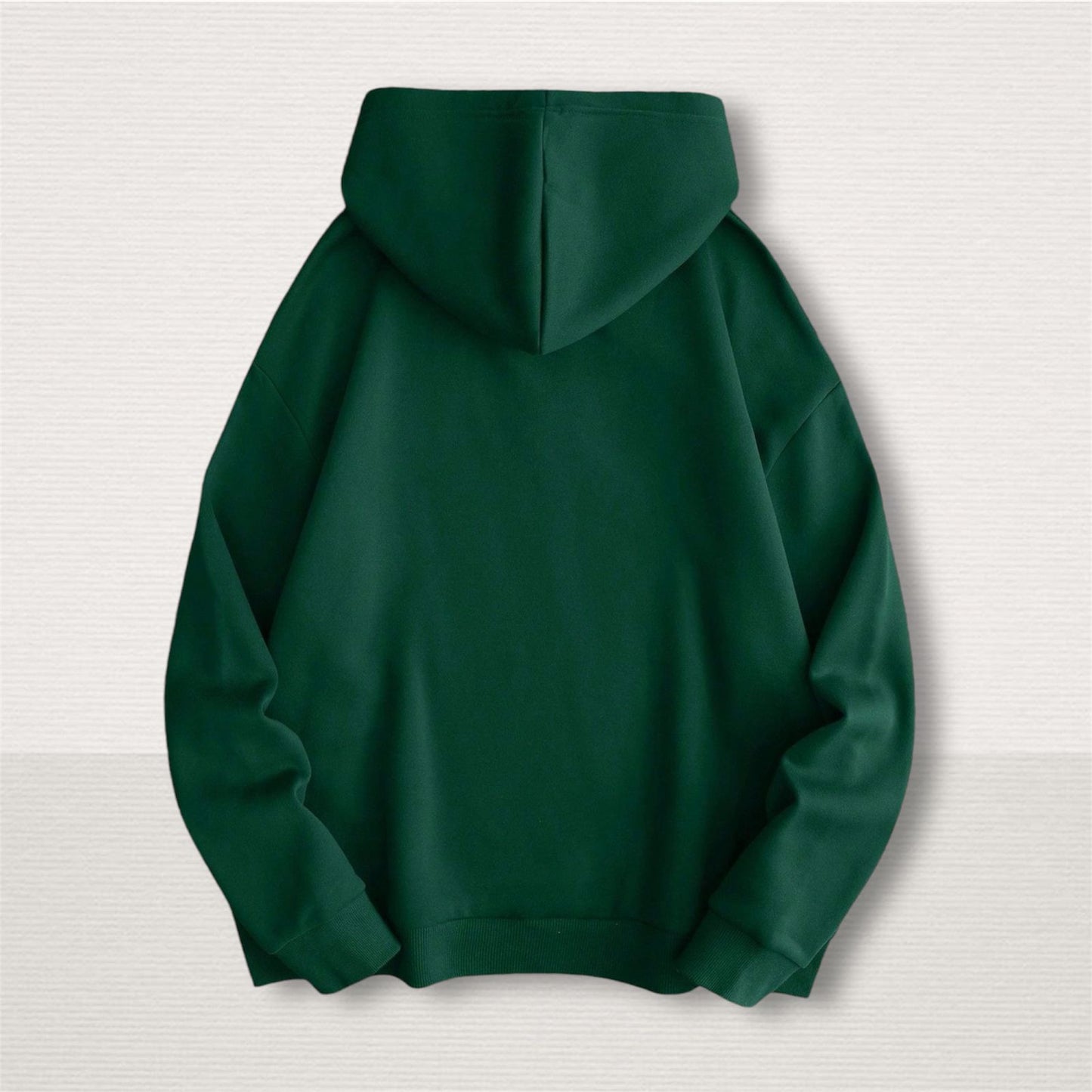 PANDA GREEN FLEECE HOODIE