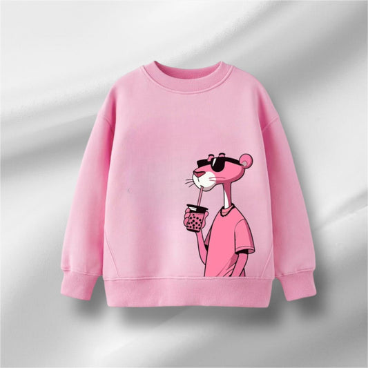 PINK PANTHER FLEECE COMFY SWEATSHIRT