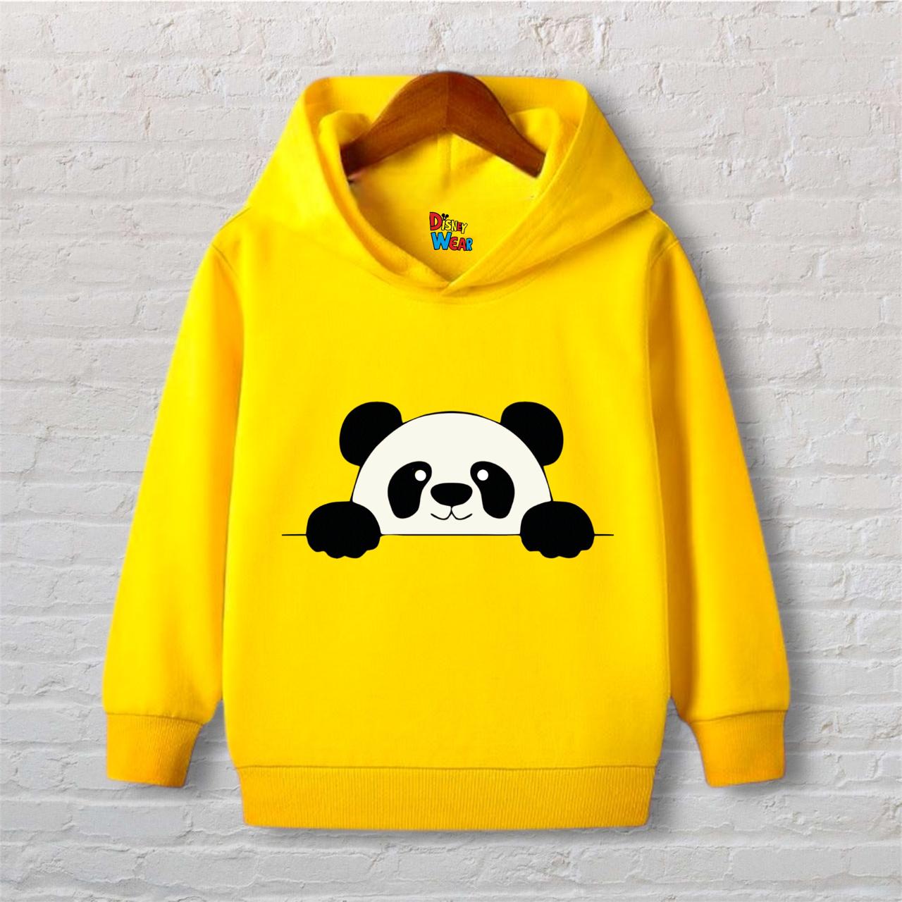 PANDA GREEN FLEECE HOODIE